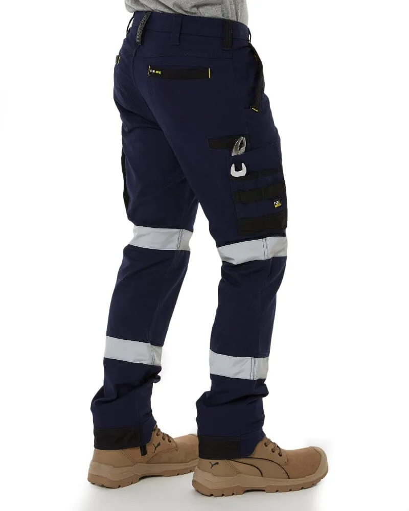 Flex and Move Taped Stretch Utility Cargo Pant - Navy