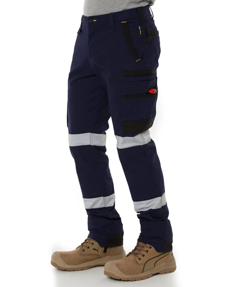 Flex and Move Taped Stretch Utility Cargo Pant - Navy