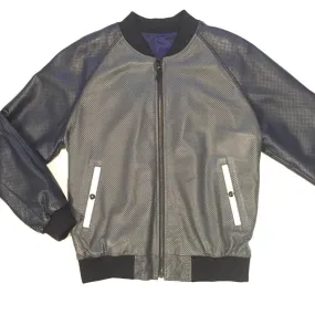 G-Gator Lambskin Varsity Perforated Jacket