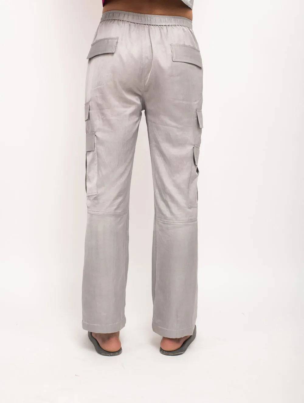 Grey Cargo Pants