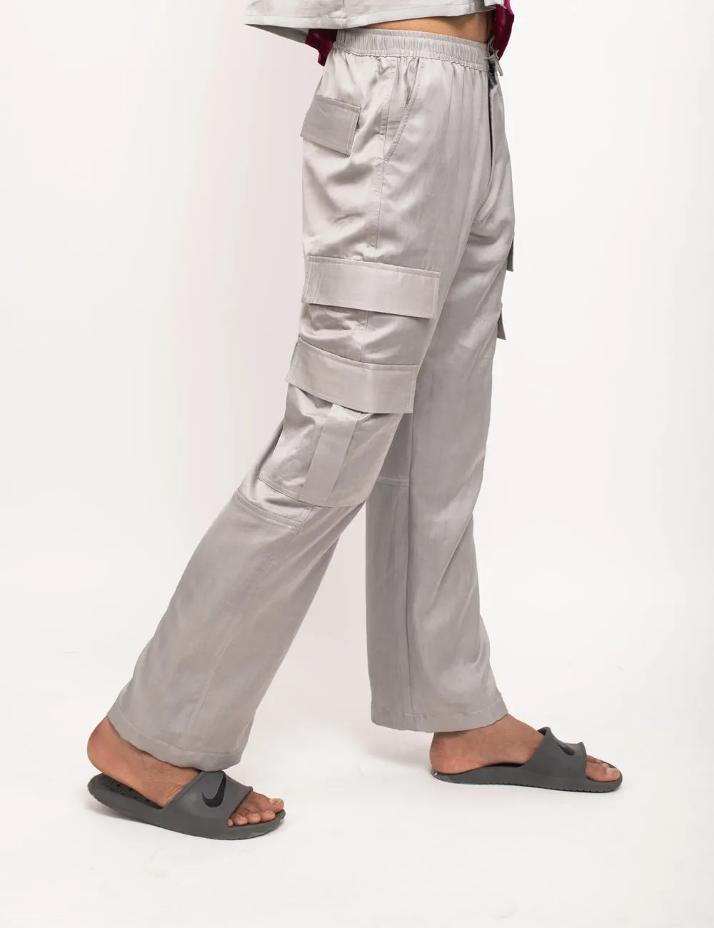 Grey Cargo Pants