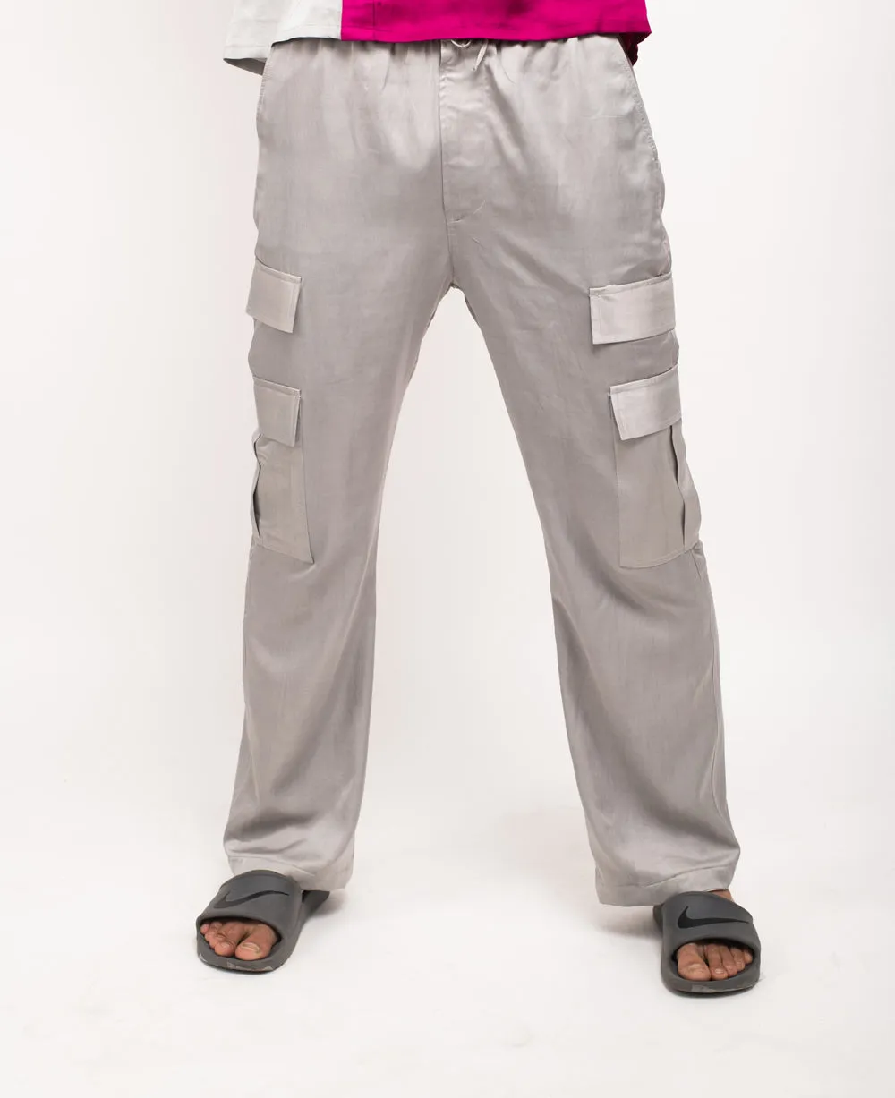 Grey Cargo Pants