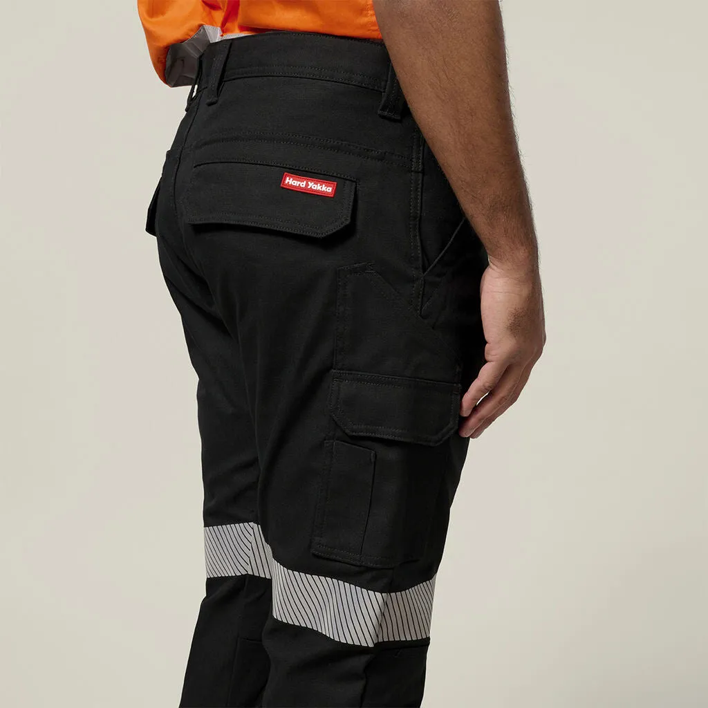 Hard Yakka Reflective Stretch Canvas Cargo Pant (Y02855)