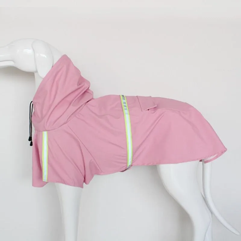 High Visibility Reflective Dog Raincoat