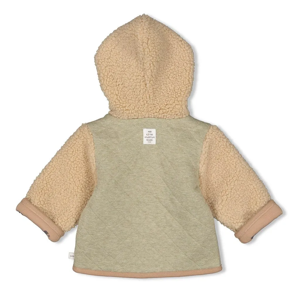 INTO THE FOREST Reversible Teddy Bouclé Hooded Jacket