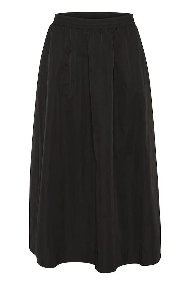 KAFFE Evi Skirt in Black Oyster