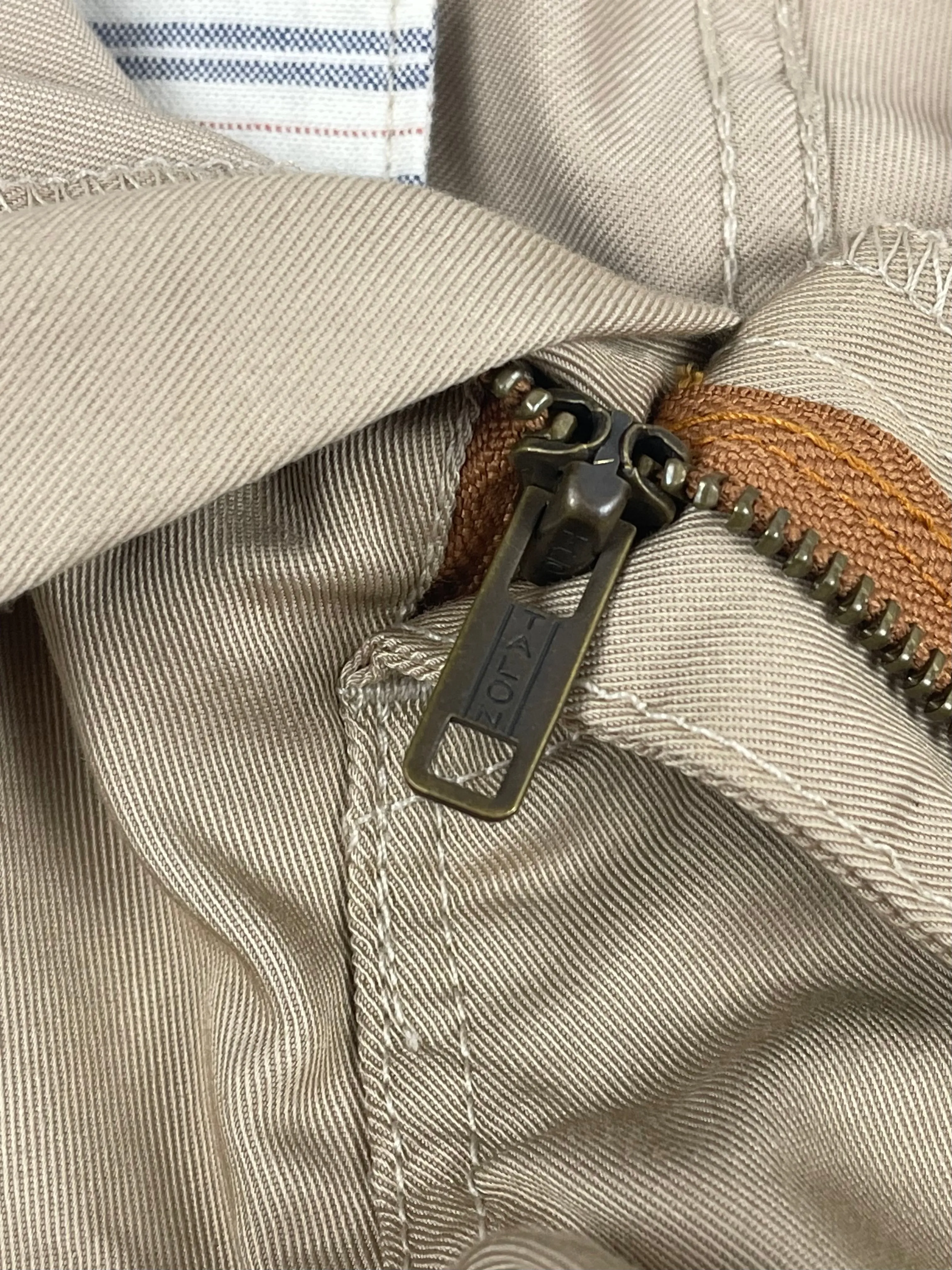 Khaki Japanese Solotex poly/cotton twill Work Uniform Chino