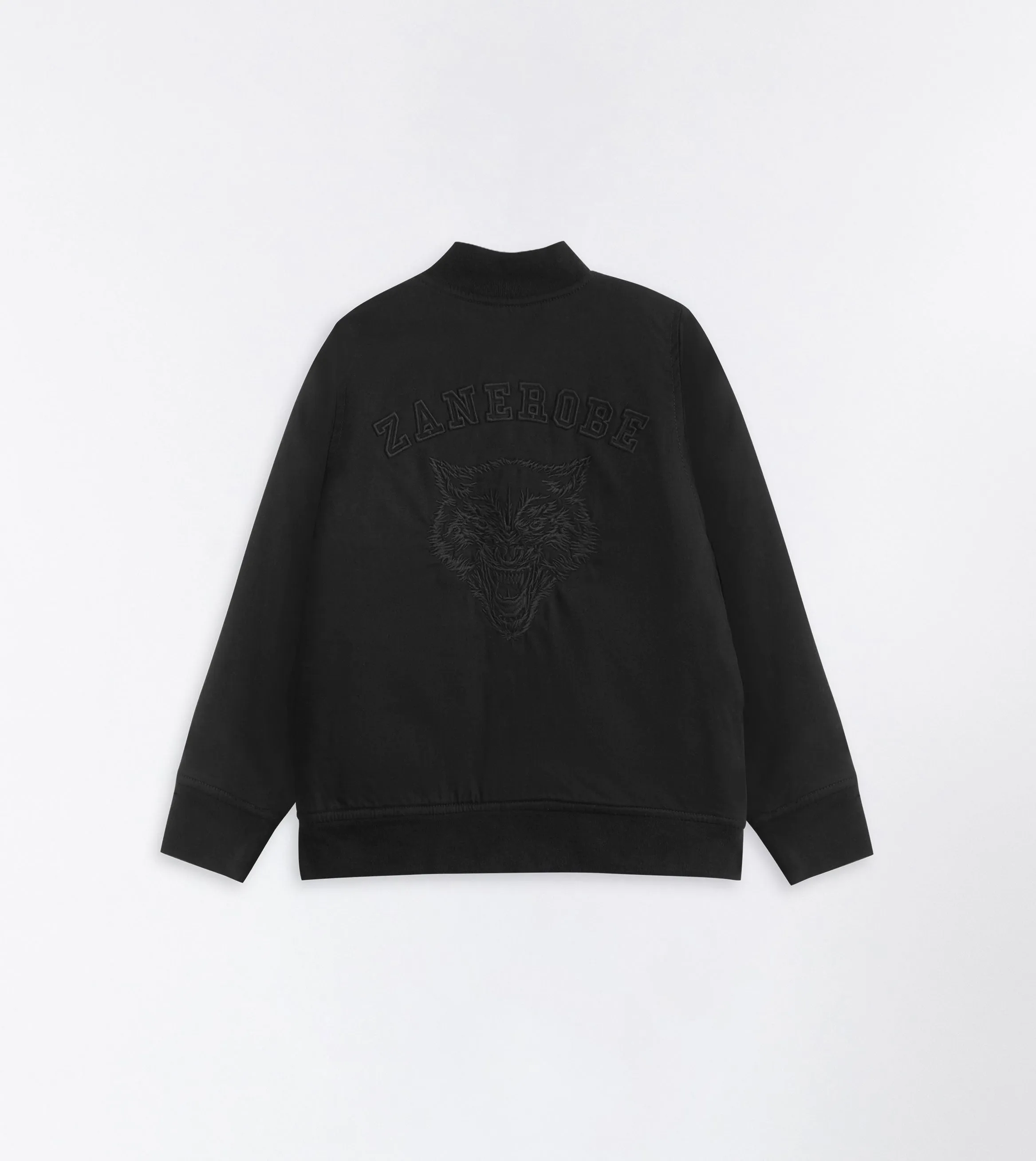 Kids Wolf Bomber Black