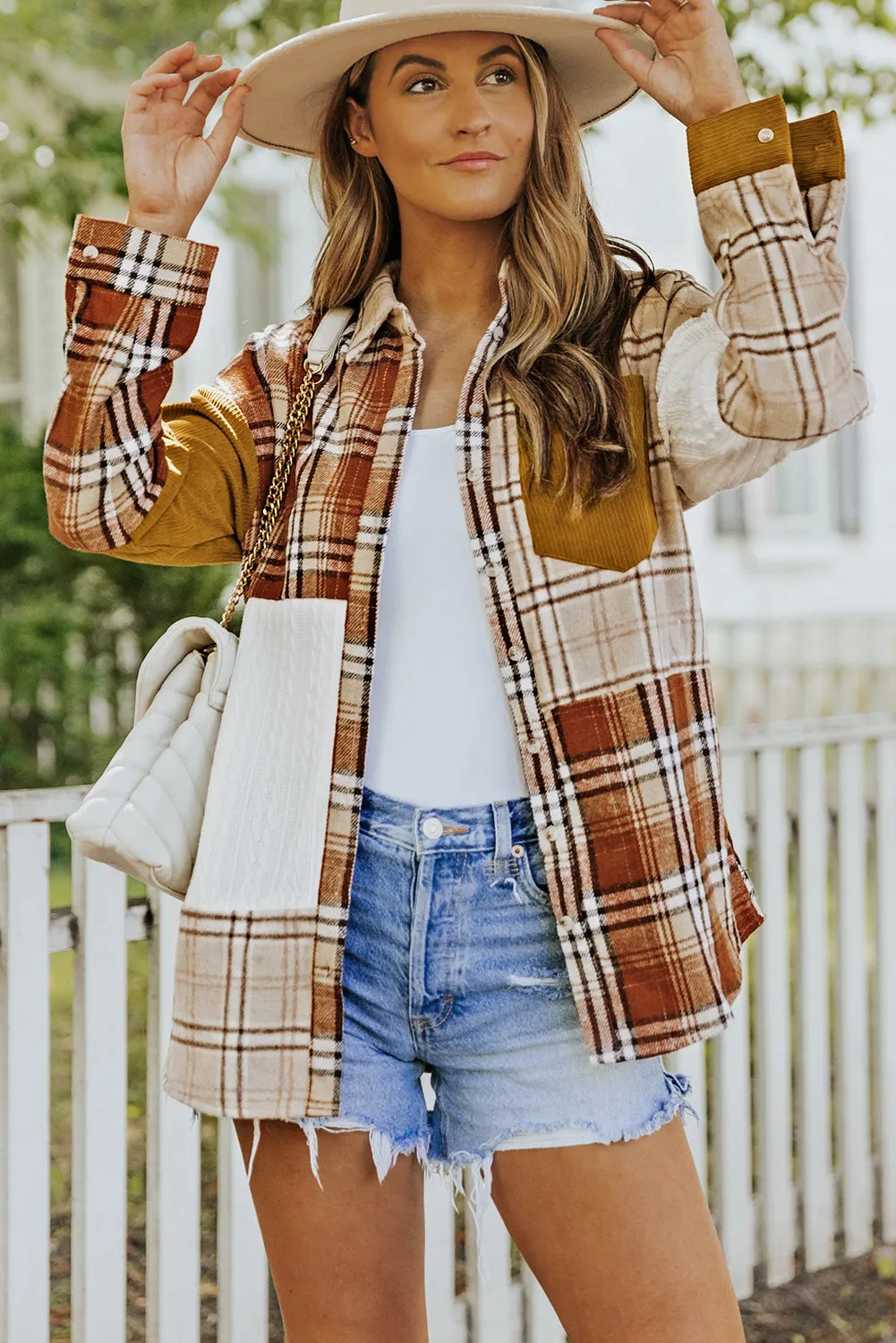 Kind Of A Big Deal Plaid Corduroy Jacket