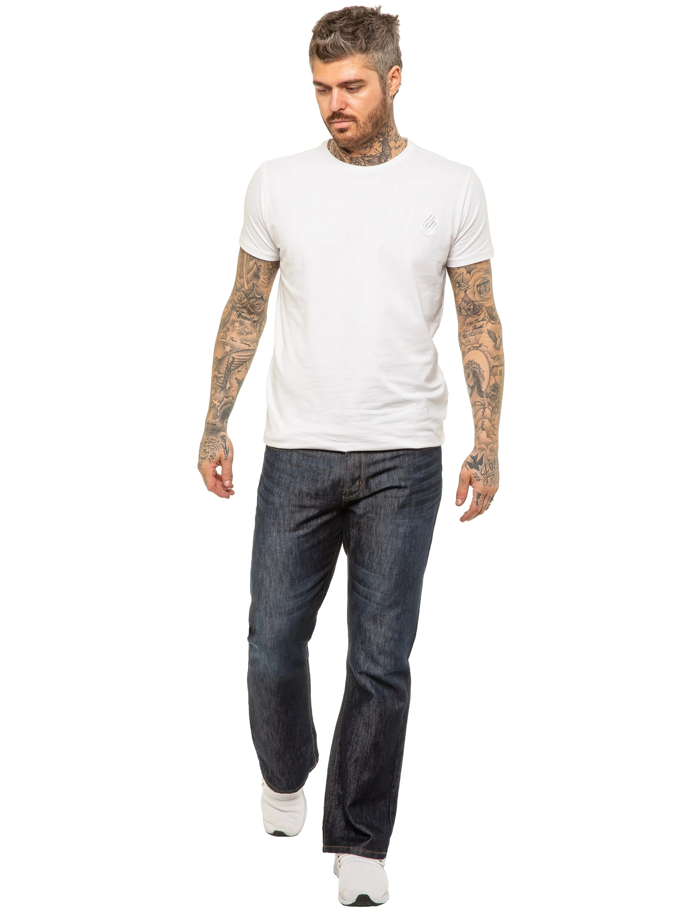 Kruze | Mens Bootcut Denim Jeans