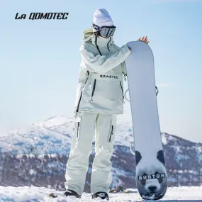 LA QOMOTEC Double Zippered 3L Snowboarding Jackets & Pants