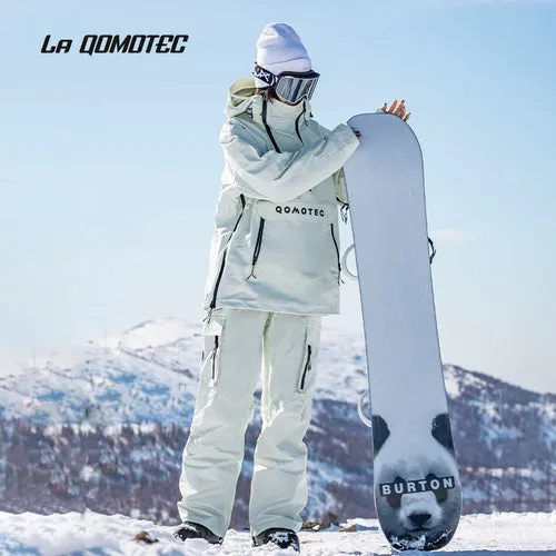 LA QOMOTEC Double Zippered 3L Snowboarding Jackets & Pants