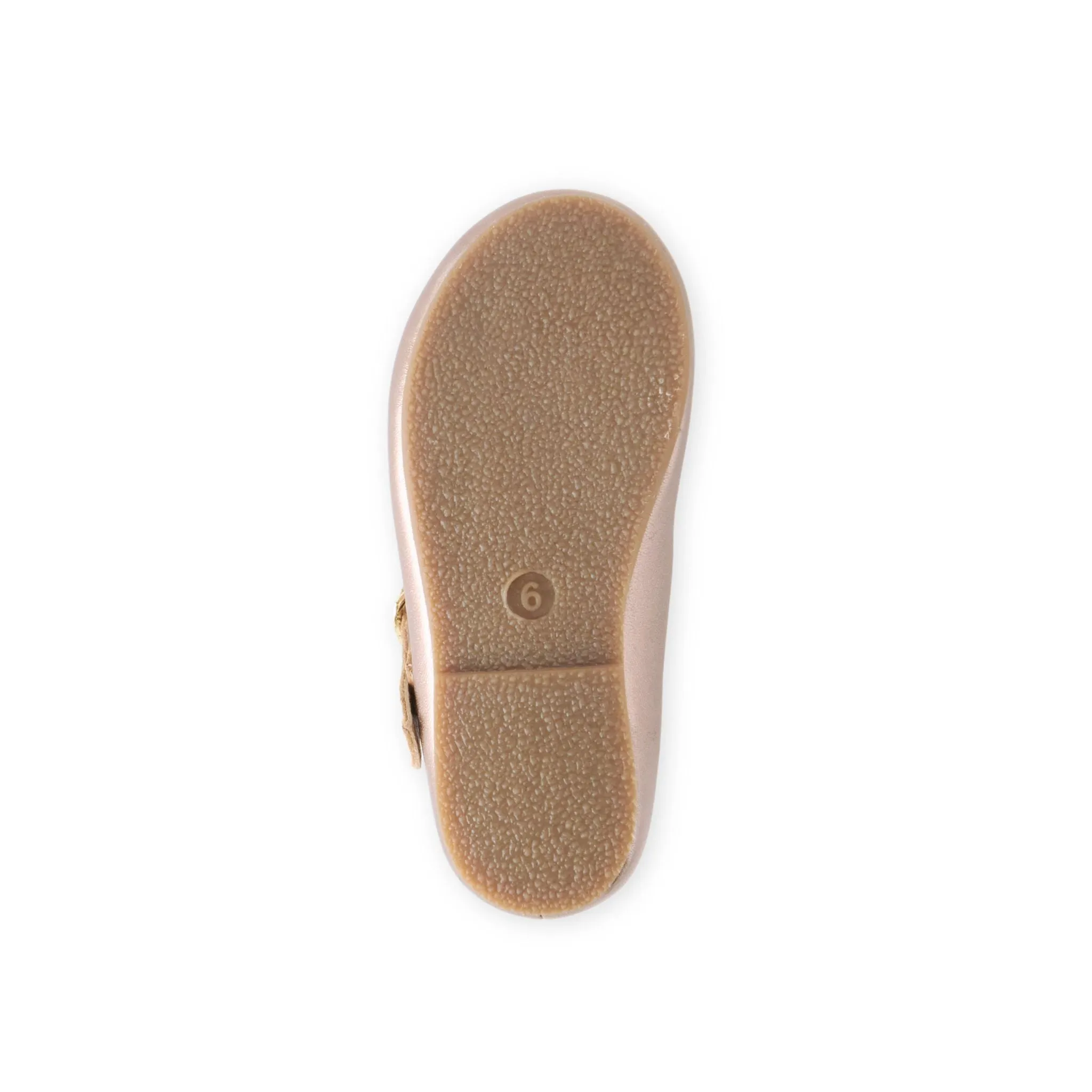 Leather Twirl T-Bar Flat