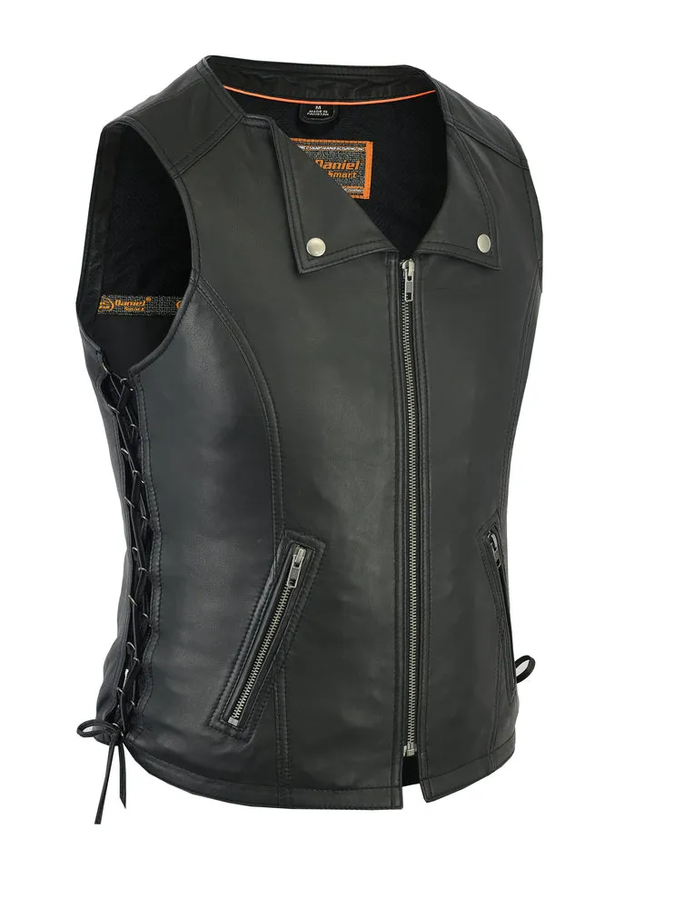 Leather Women's Fashionable Lightweight Vest