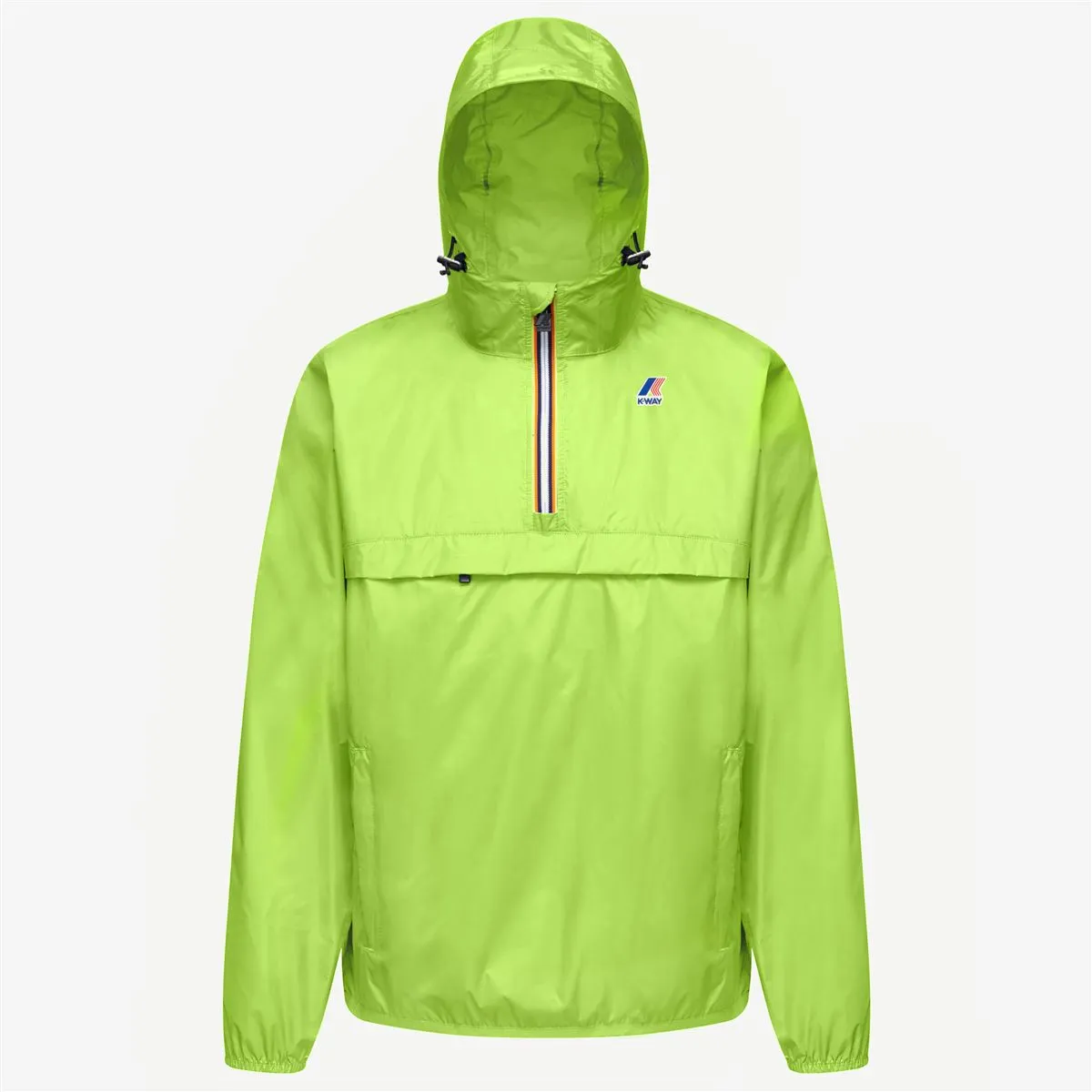 Leon - Packable Quarter Zip Rain Jacket in Yellow Soleil