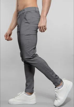 Light Grey Stretch Skinny Trouser