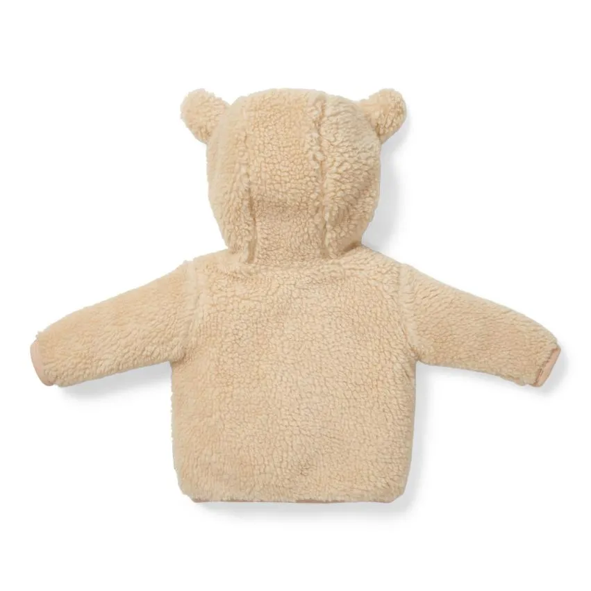 Little Dutch Teddy Jacket Baby Bunny | Sand