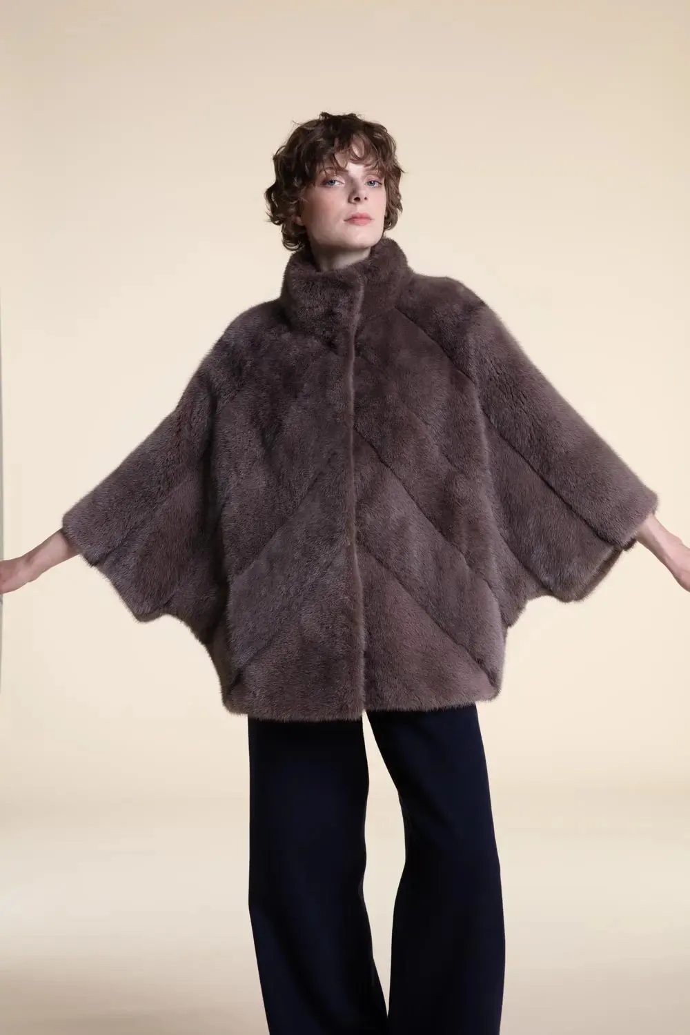 Long mink jacket