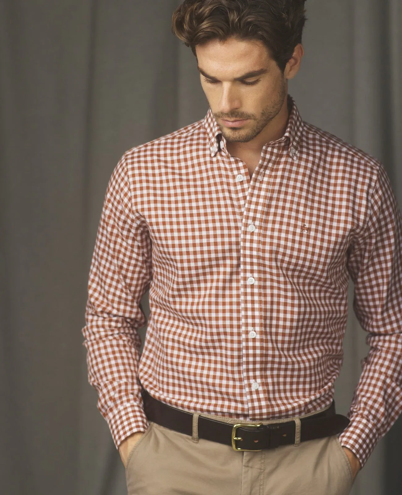 Magee - Tullagh Classic Fit, Checkered Rust