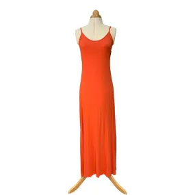 Maria Villalobos Long Slip Dress Coral