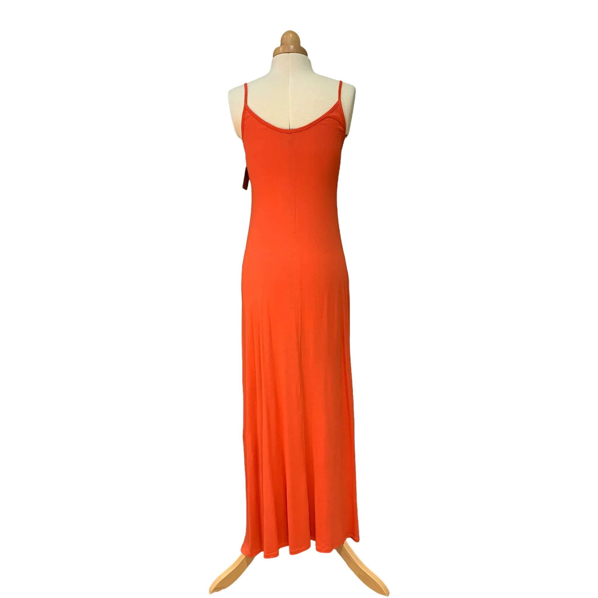 Maria Villalobos Long Slip Dress Coral