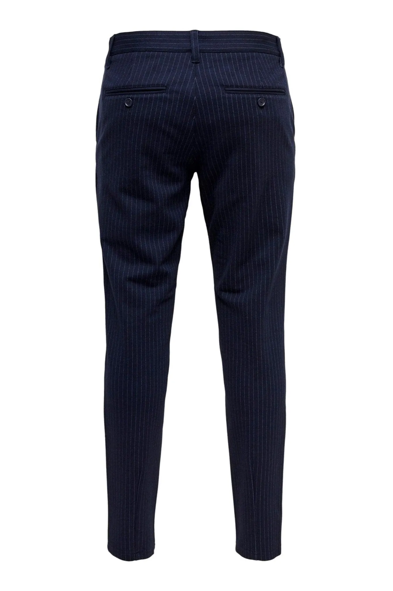 Mark Striped Trousers - Rosin/Dark Navy