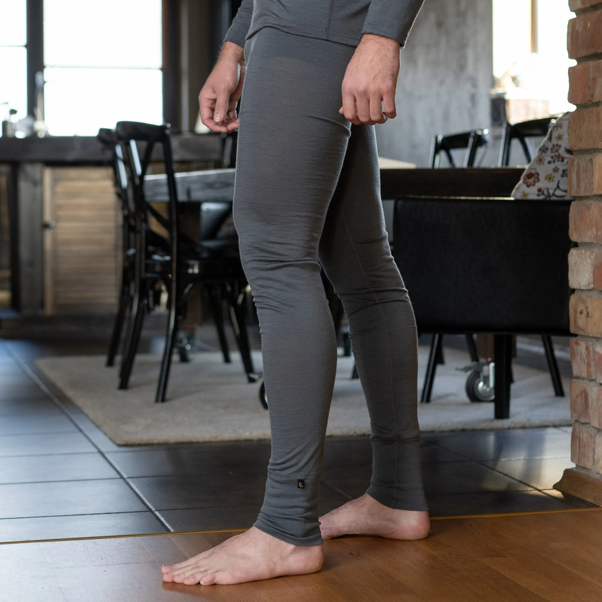 Men's 160 Merino Pants Perfect Grey