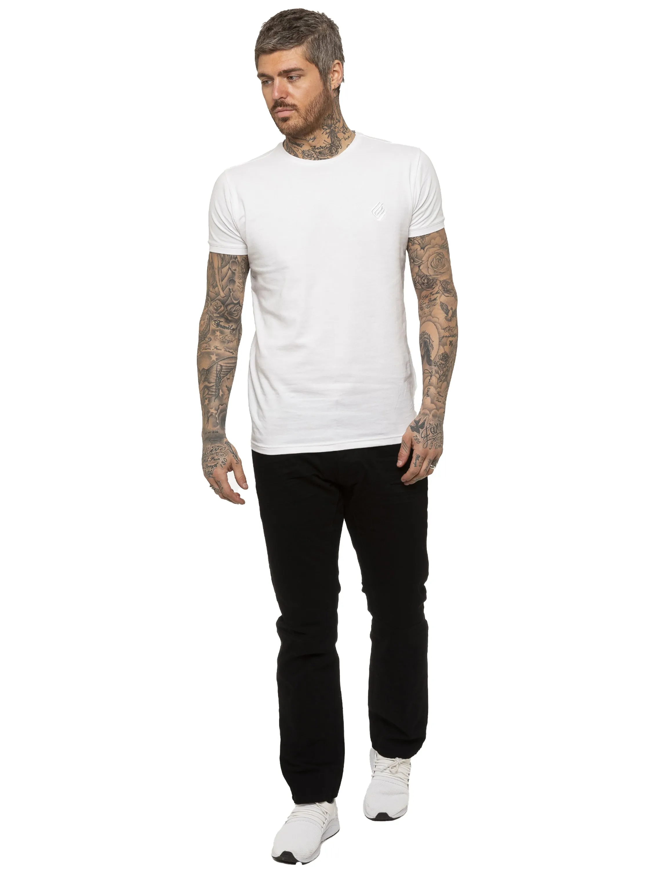 Mens Designer Straight Leg Regular Fit Denim | Enzo Designer Menswear