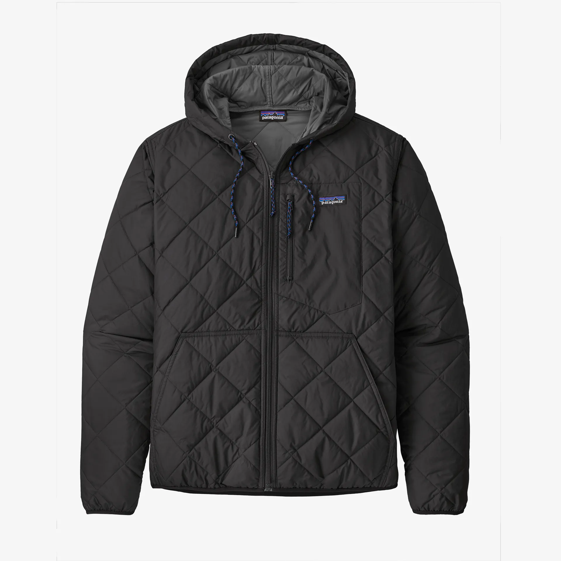 Men's Diamond Quilted Bomber Hoody