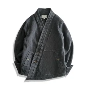 Men's Vintage Japanese Style Kimono Jacket - Elevate Your Outfit