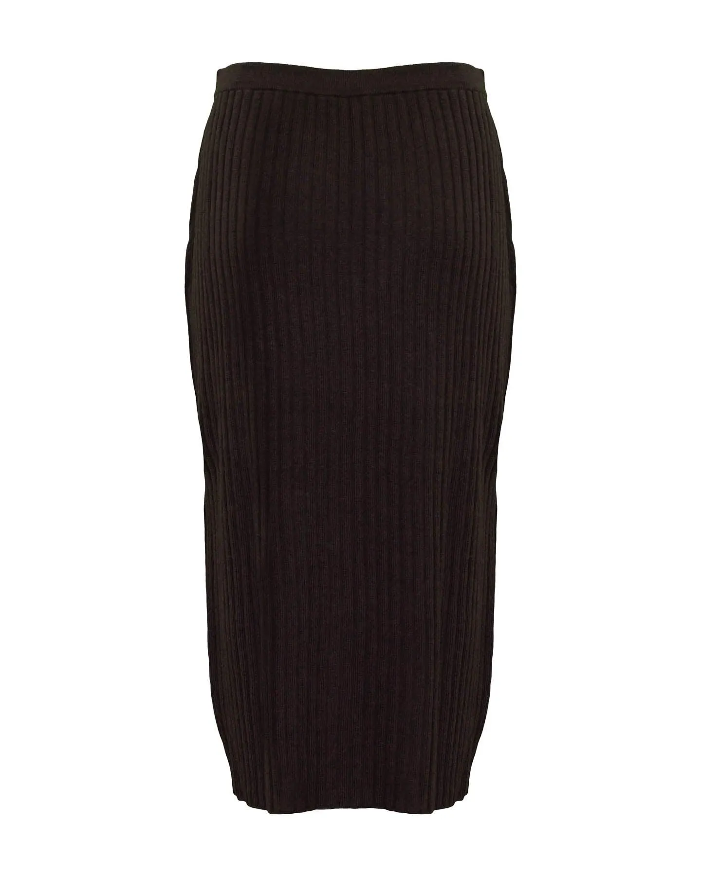 Merino Wool Pencil Skirt