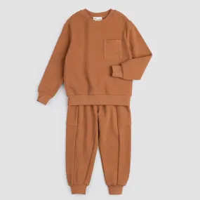 MIL Ottoman Brown Sweatsuit Set