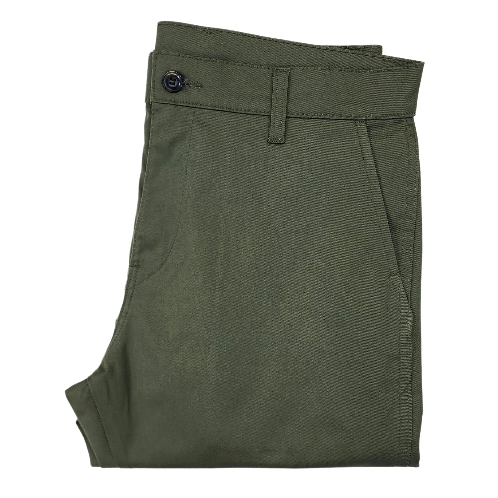 Military Green Classic Cotton Chino