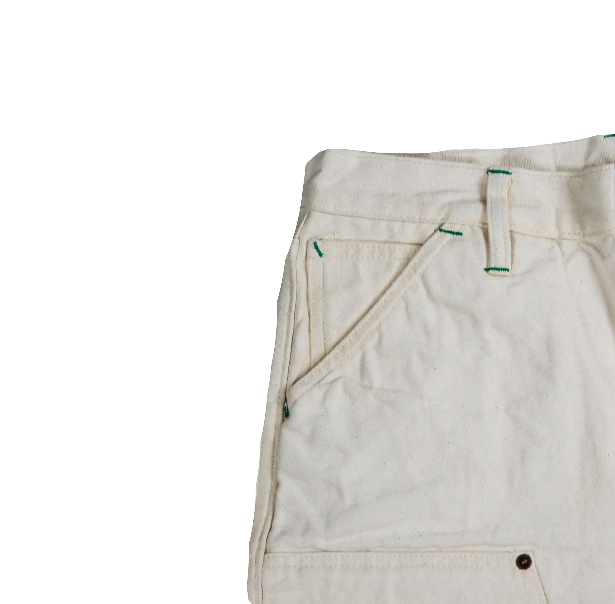 Natural Mt Vernon Duck Double Knee Work Uniform  Chino: **Note size up 2 sizes**