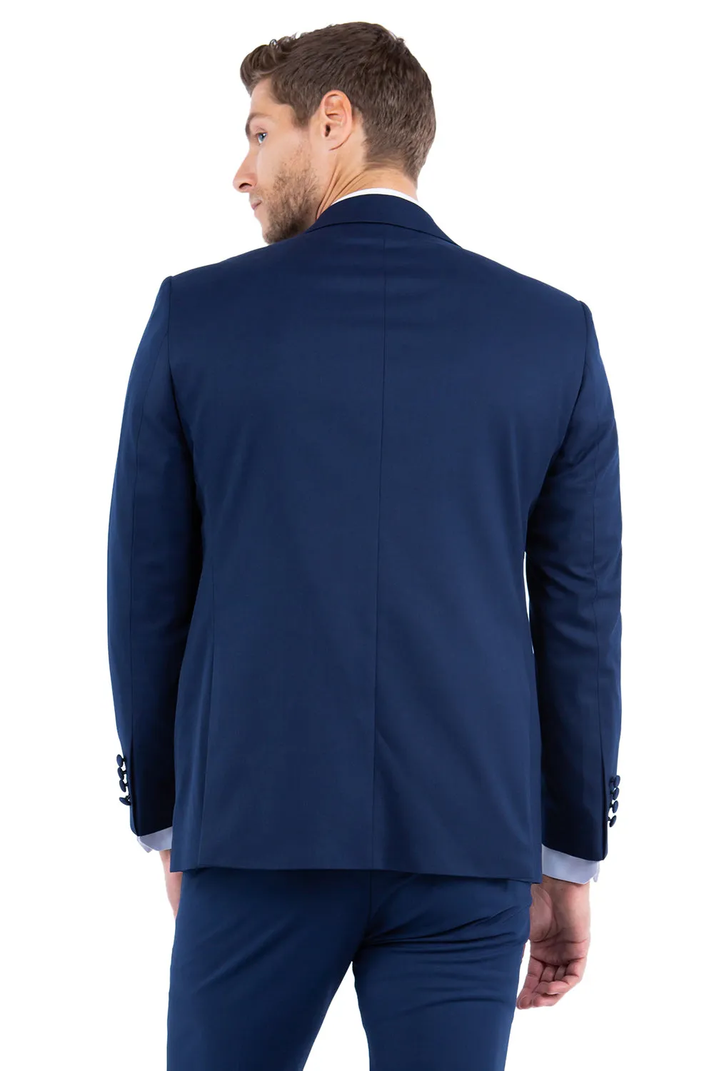 Navy Notch Lapel Tuxedo Jacket