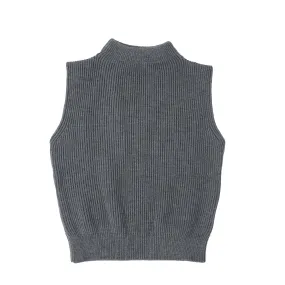 Navy Vest Grey