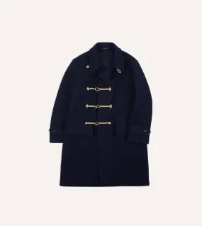 Navy Wool Duffle Coat