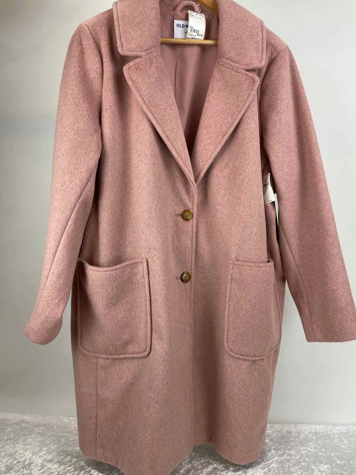 Old Navy Size XXL Blush NWT Car Coat Coat