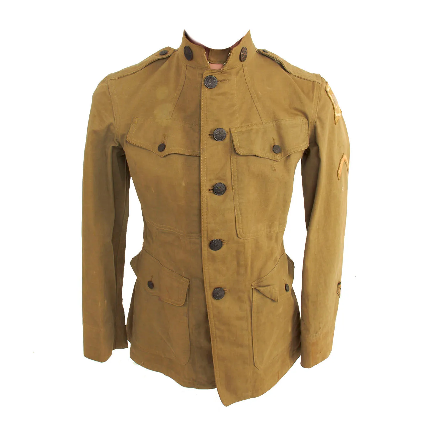 Original U.S. WWI US Army 80th Infantry Division, 314th Field Artillery Battalion Uniform Tunic