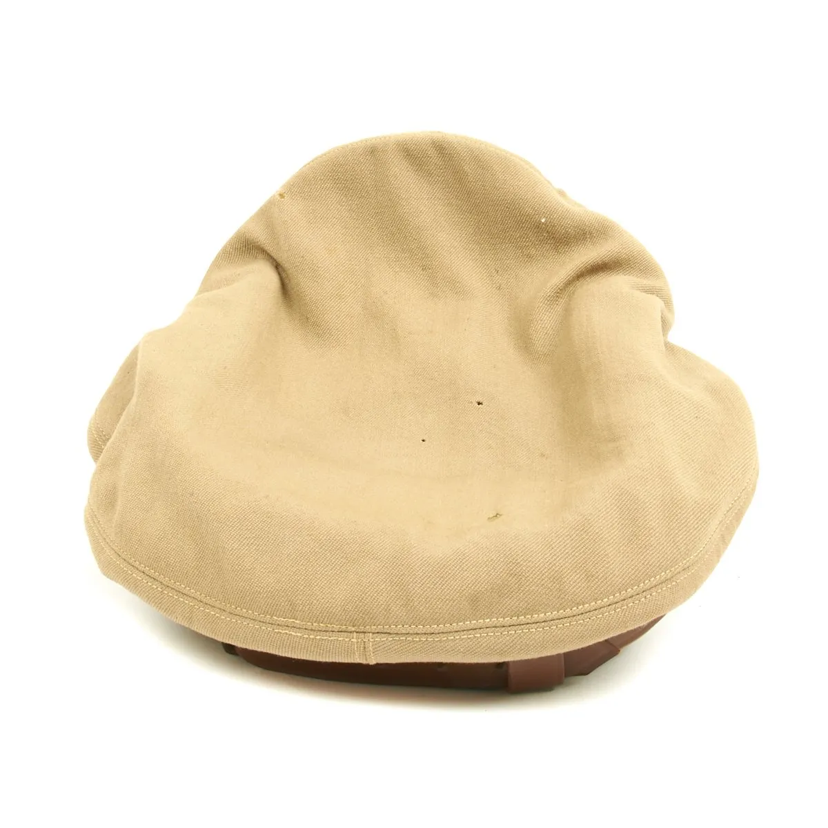 Original U.S. WWII USAAF Named Officer Khaki Crush Cap By Columbia - Captain Humphries