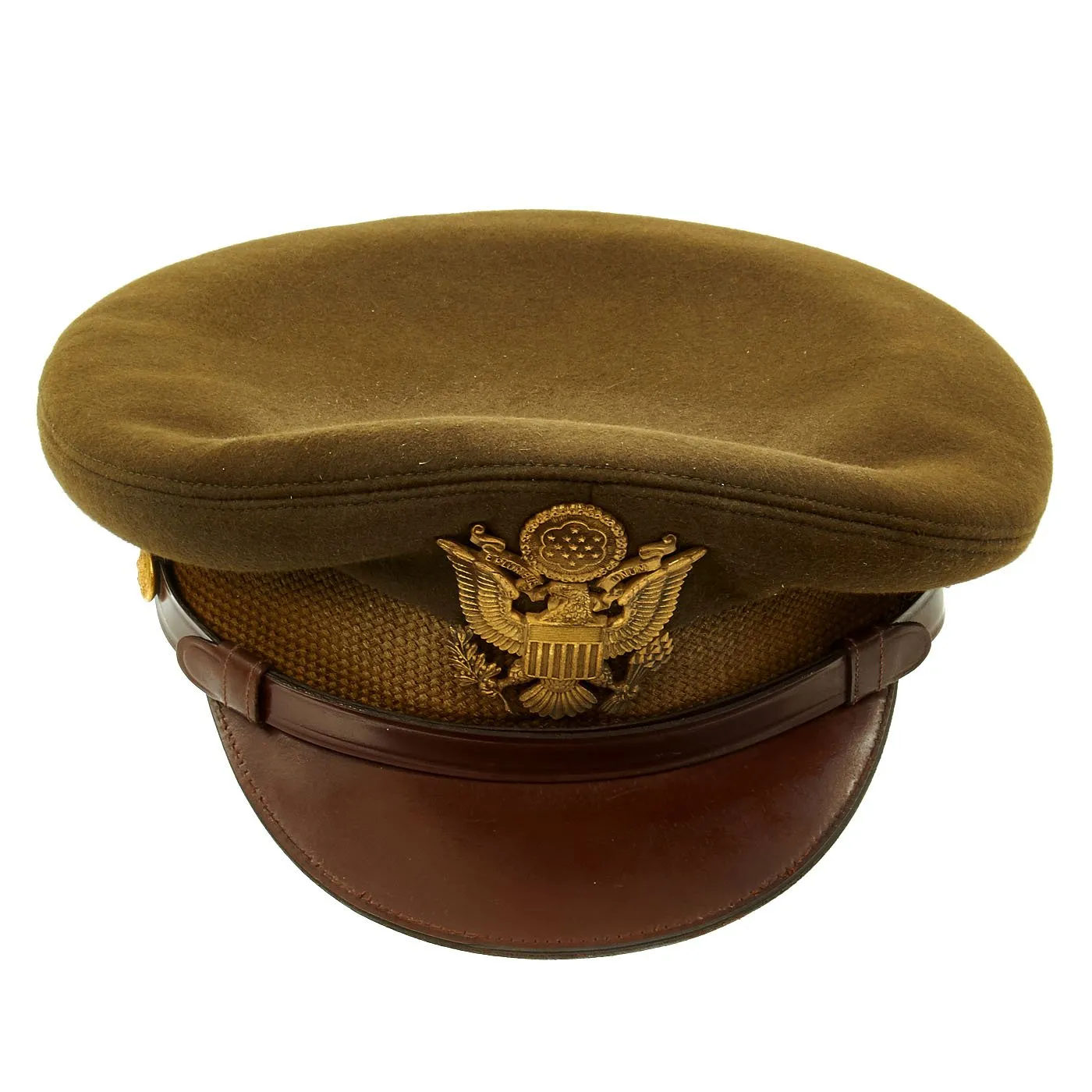 Original U.S. WWII USAAF Officer Crush Cap by Stetson