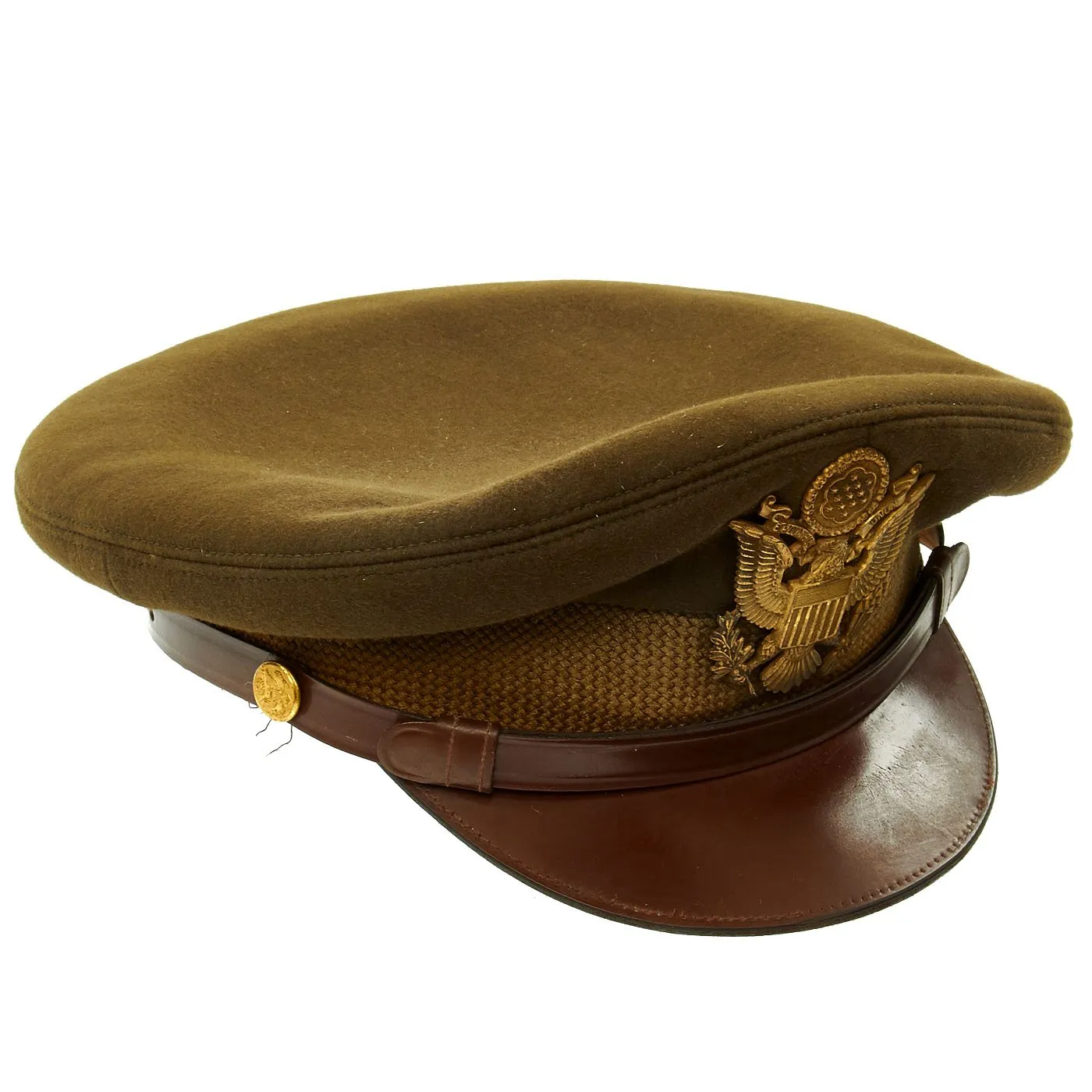 Original U.S. WWII USAAF Officer Crush Cap by Stetson