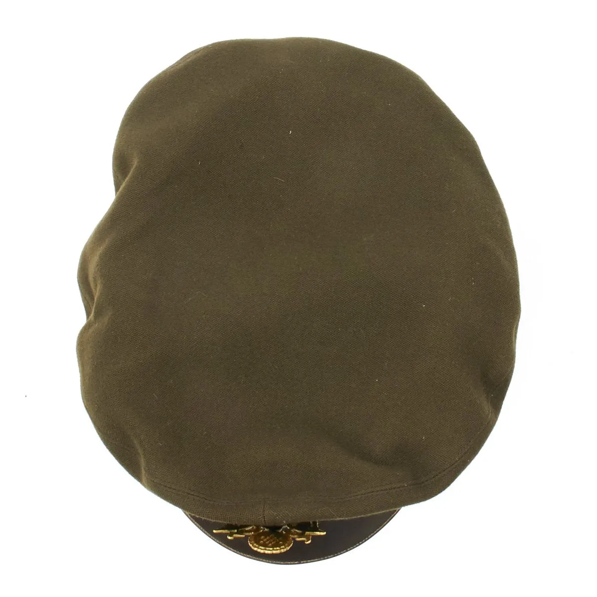 Original U.S. WWII USAAF Officer OD Green Crush Cap by Simpsons of Piccadilly, London - size 7 1/8