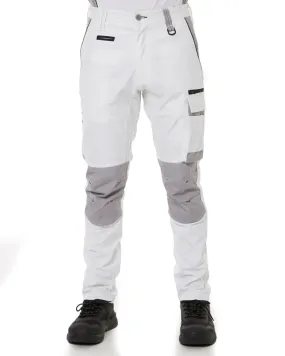 Painters Contrast Cargo Pants - White