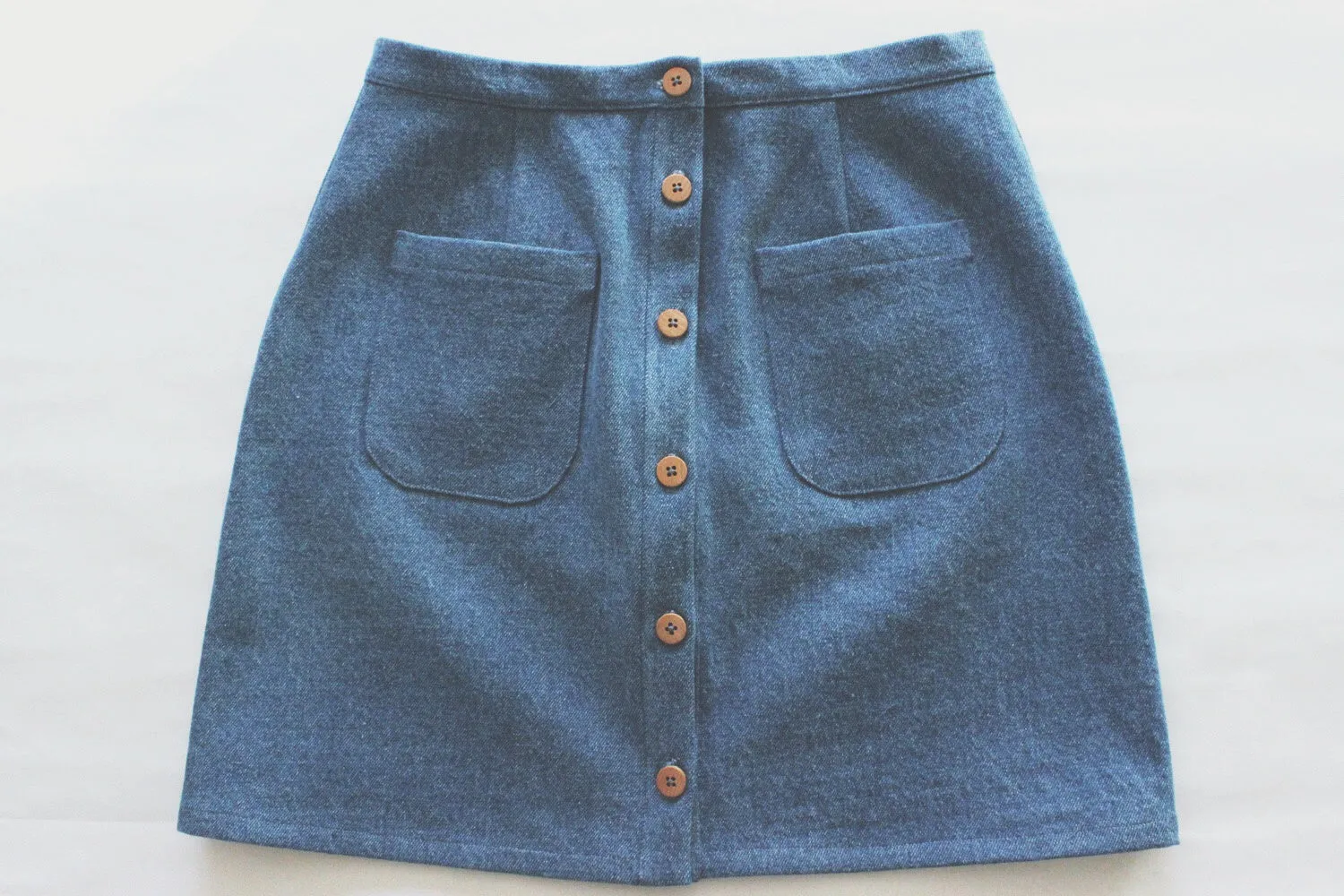 PDF Pattern - Denim Button-Up Skirt | Anna Allen Clothing