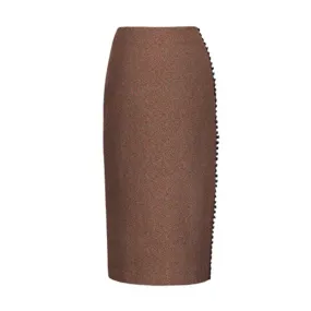 PENCIL SKIRT WITH BUTTONS