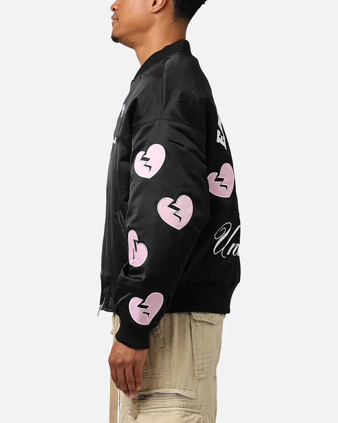 Playboy By Culture Kings Loverboy Bomber Jacket Black