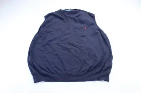 Polo by Ralph Lauren Embroidered Navy Blue Vest