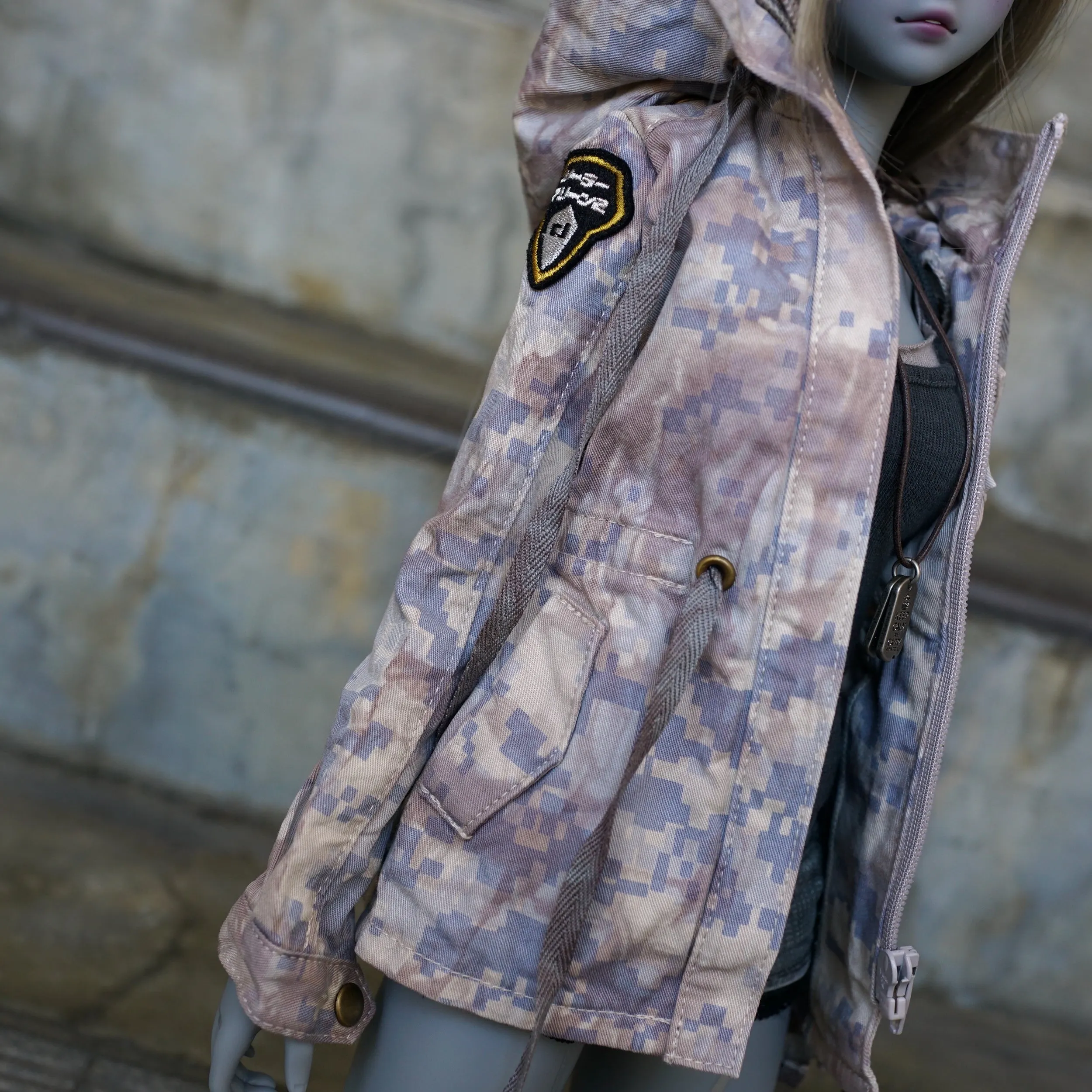 Post Apocalyptic Jacket (Digital Camouflage)