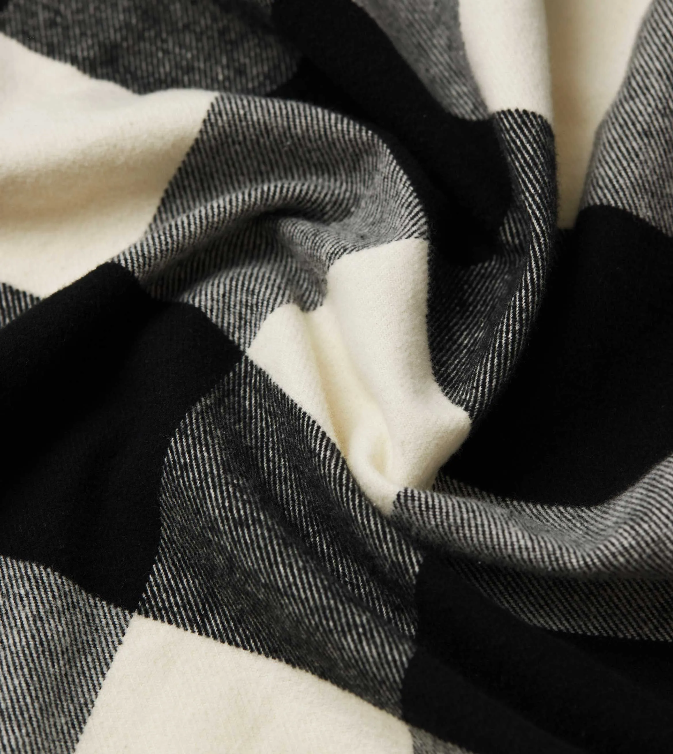 Raw OS Flannel Shirt Black/Vintage White